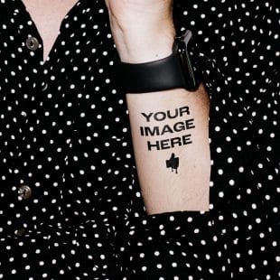 Your Image Here Tattoo on arm - Like ink