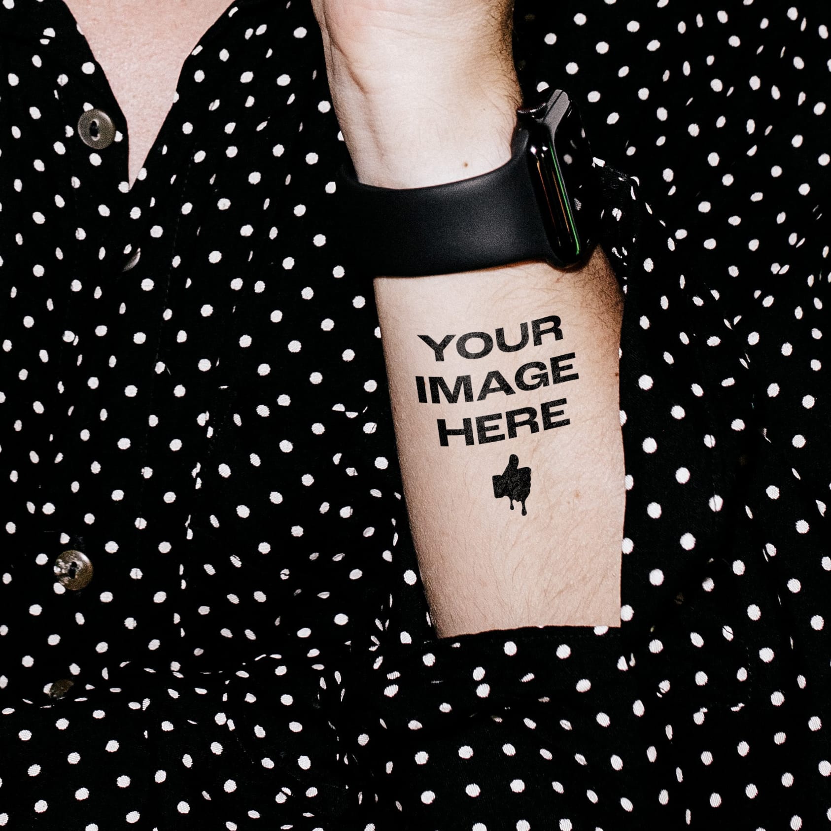 Your Image Here Tattoo on arm - Like ink