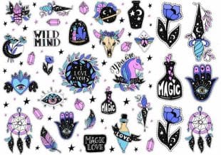 Magical love tattoos. Beautiful tattoos in vibrant colors. Unicorn tattoo. Tattoo children and adults.