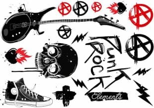 Punk Rock Tattoos / punk tattoos / fake tattoos