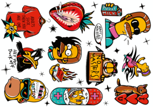 Matt Machine Flash sheet - Like ink gnuggisar