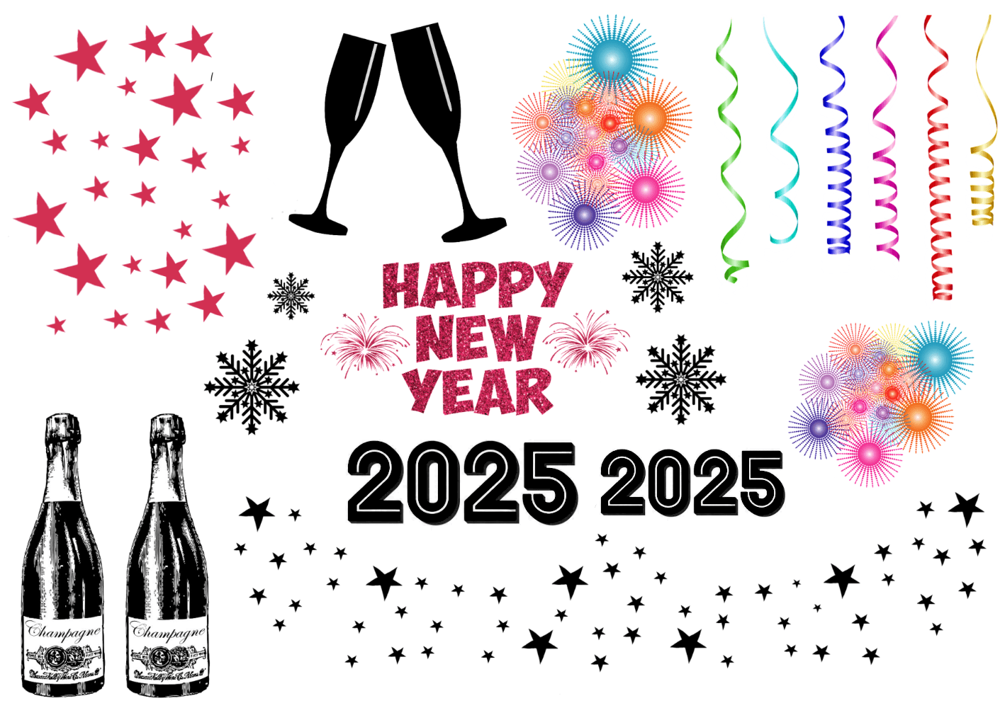 New Year Temporary Tattoos